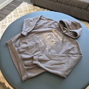 Gildan Charcoal Hoodie With Graphic Design // Smashing Pumpkins Concert